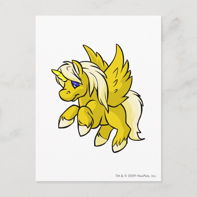 Cartão Postal Uni Amarelo (Frente)