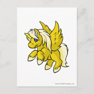 Cartão Postal Uni Amarelo