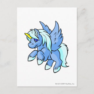 Cartão Postal Uni azul