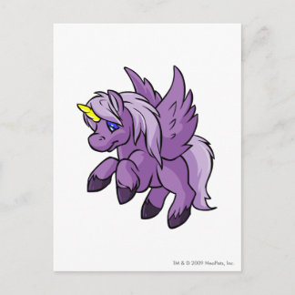 Cartão Postal Uni Roxo
