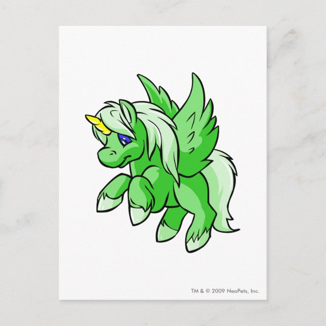 Cartão Postal Uni verde (Frente)