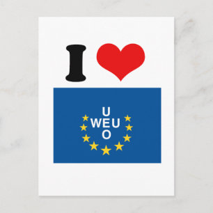 Cartão Postal União da Europa Ocidental