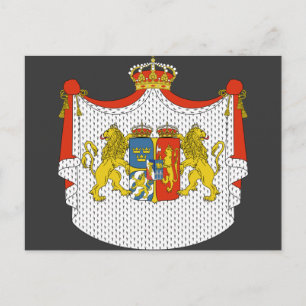 Cartão Postal União entre a Suecia e a Noruega,