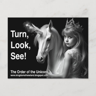 Cartão postal Unicorn