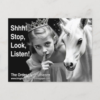 Cartão postal Unicorn