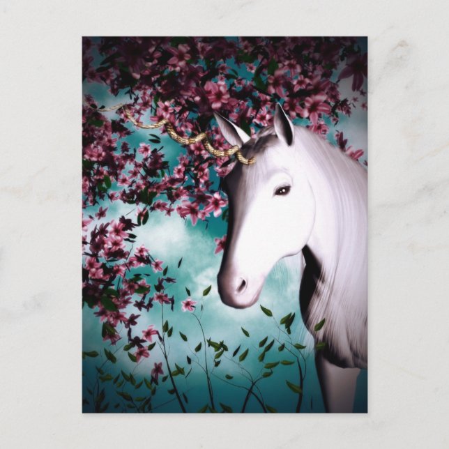 Cartão postal Unicorn (Frente)