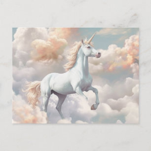 Cartão postal Unicorn bonito