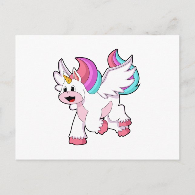 Cartão Postal Unicorn com Asa.PNG (Frente)