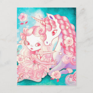 Cartão Postal Unicorn Delight