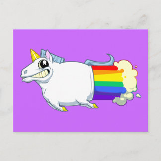 Cartão postal Unicorn Farts