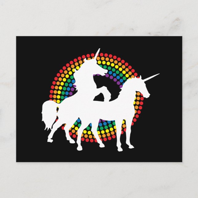 CARTÃO POSTAL UNICORN LOVE (Frente)