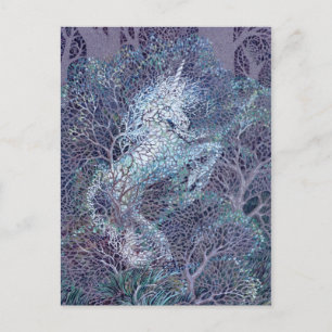 Cartão Postal Unicorn Woods Deva
