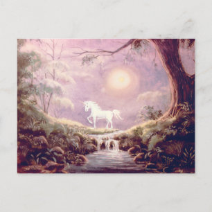 Cartão Postal UNICÓRNEO NEBULOSO por SHARON SHARPE