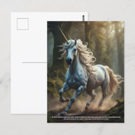 Cartão Postal Unicórnio