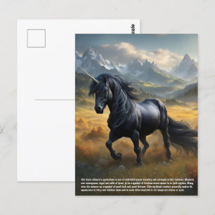 Cartão Postal Unicórnio