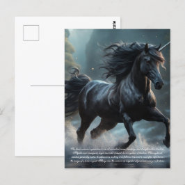 Cartão Postal Unicórnio