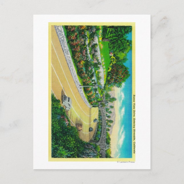 Cartão Postal Unidade Buena Vista, Entrando no Riverside (Frente)