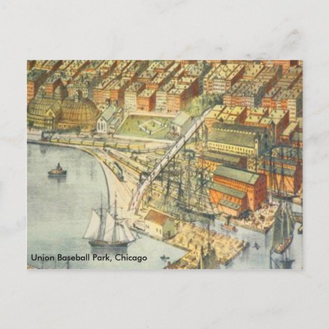 Cartão Postal Union Baseball Park 1rua Casa Da (Frente)
