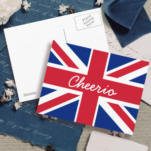 Cartão Postal Union Jack Cheerio