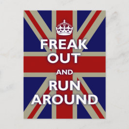 Cartão Postal Union Jack Parody