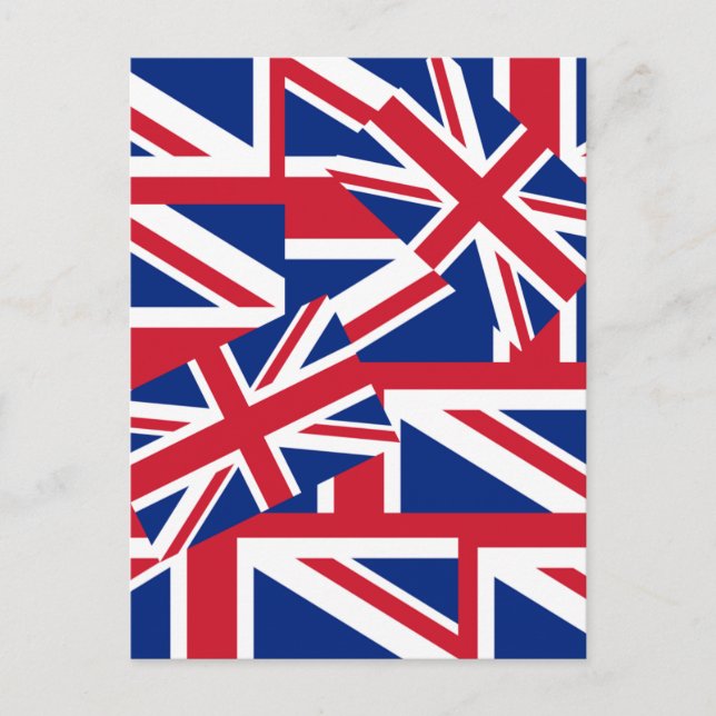 Cartão Postal Union Jacks Galore (Frente)