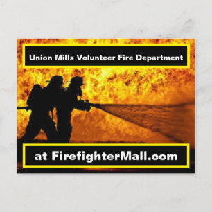 Cartão Postal Union Mills Volunteers Fire Department