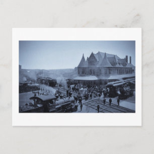 Cartão Postal Union Station, Durand, Michigan