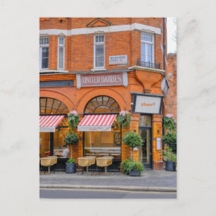 Cartão Postal United Dairies Building, London UK Postcard