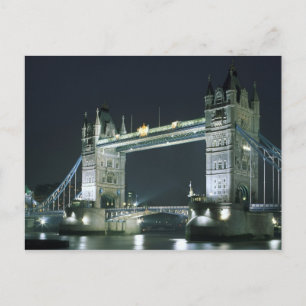 Cartão Postal United Kingdom, England, London, Tower Bridge.