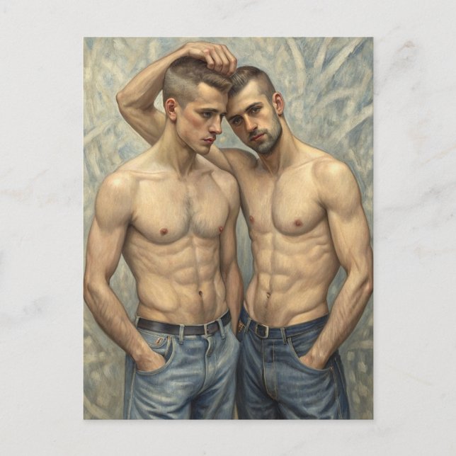 Cartão Postal United Stance: An Embrace of Modern Affection (Frente)