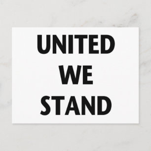 Cartão Postal United We Stand