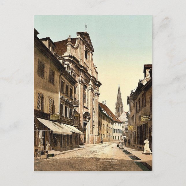 Cartão Postal Univerdity, Freiburg, Baden, Alemanha - raro Phot (Frente)