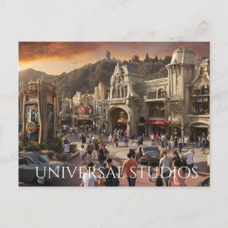 Cartão Postal Universal Studios Hollywood (2)