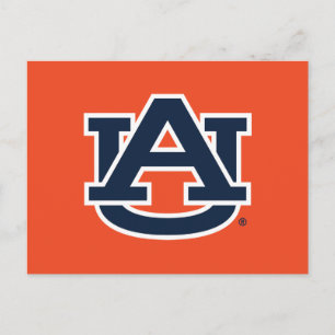 Cartão Postal Universidade Auburn   Logotipo UA Auburn