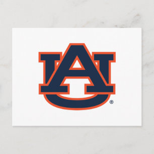Cartão Postal Universidade Auburn   Logotipo UA Auburn