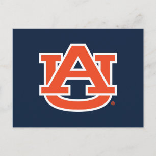 Cartão Postal Universidade Auburn   Logotipo UA Auburn