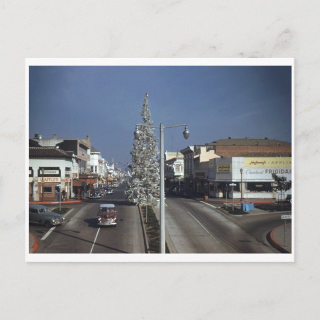 Cartão Postal Universidade Ave. nos anos 50 (Frente)