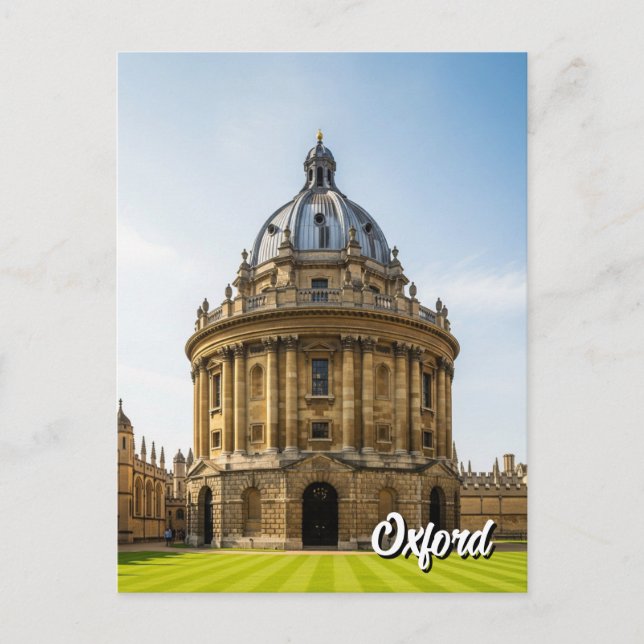 Cartão Postal Universidade de Oxford Radcliffe Camera England Vi (Frente)