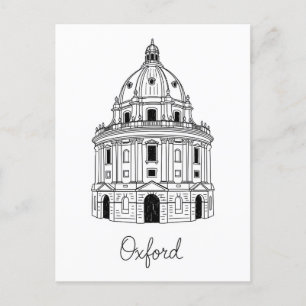 Cartão Postal Universidade de Oxford Radcliffe Camera Inglaterra