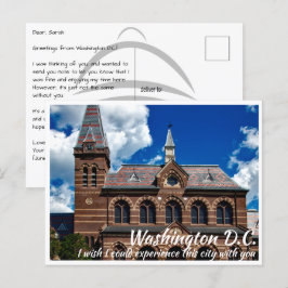 Cartão Postal Universidade Gallaudet Washington DC