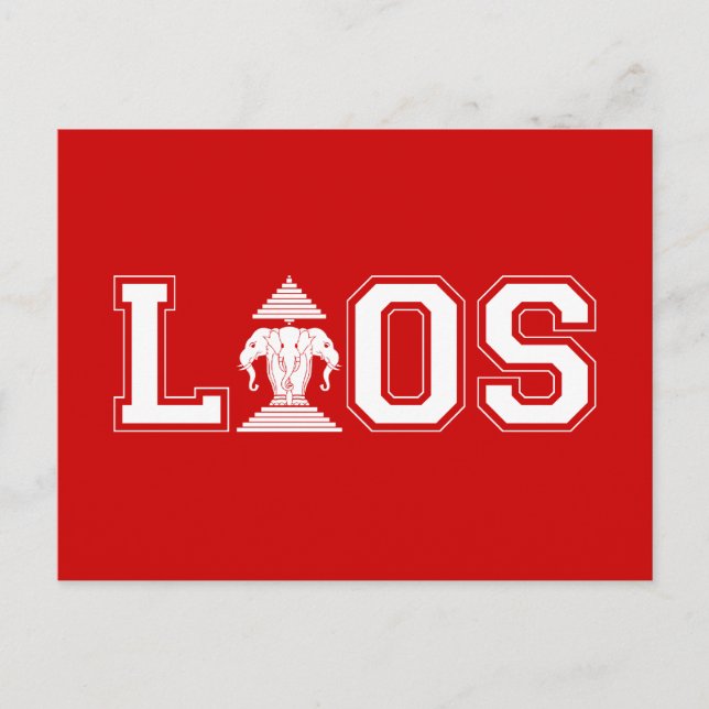 CARTÃO POSTAL UNIVERSIDADE LAOS (Frente)