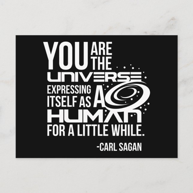 Cartão Postal Universo Humano (Frente)