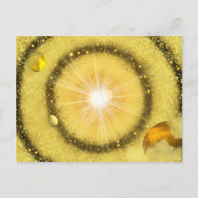 Cartão Postal universo mygoldenso (Frente)