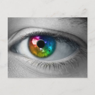 Cartão Postal Universo nos nossos olhos