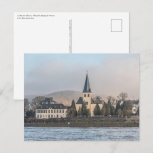 Cartão Postal Unkel am Rhein Alemanha