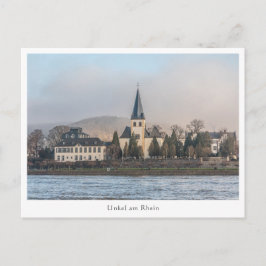 Cartão Postal Unkel Renânia Alemanha