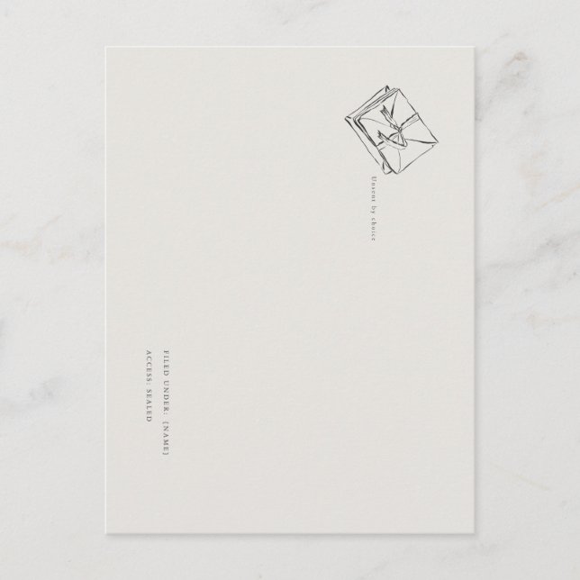 Cartão Postal Unsent Letters- Regency Correspondence (Frente)