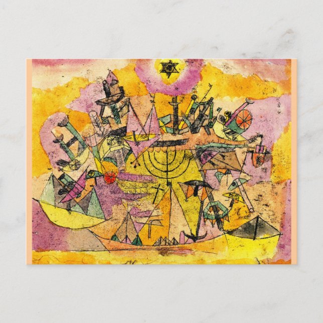 Cartão Postal Unstern der Schiffe, os navios azarados (Frente)