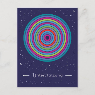 Cartão Postal Unterstützung