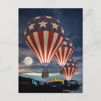 Cartão Postal Up Up and Away